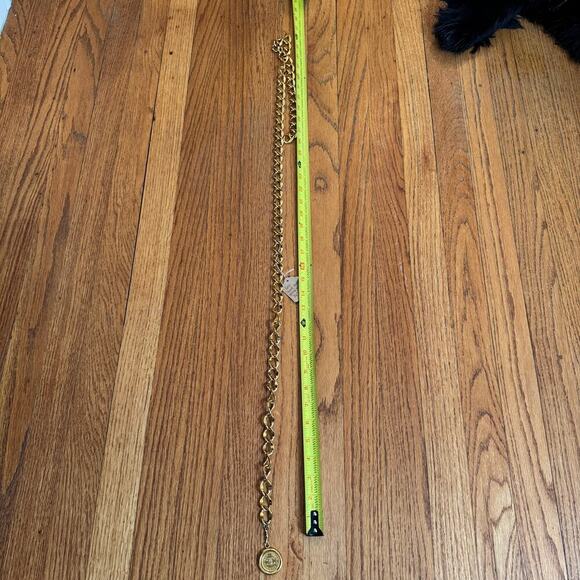 Chanel Vintage Double Strand Belt 36" with CC Medallion CoA Authentic - Picture 4 of 5